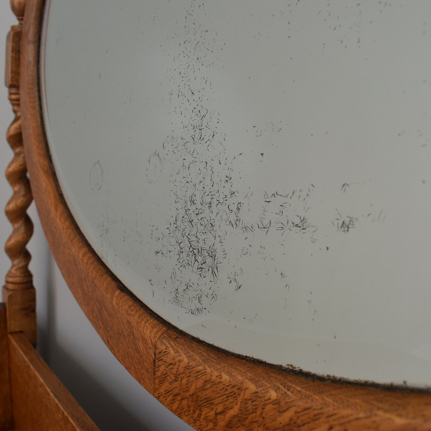 Restored Oak Dressing Table