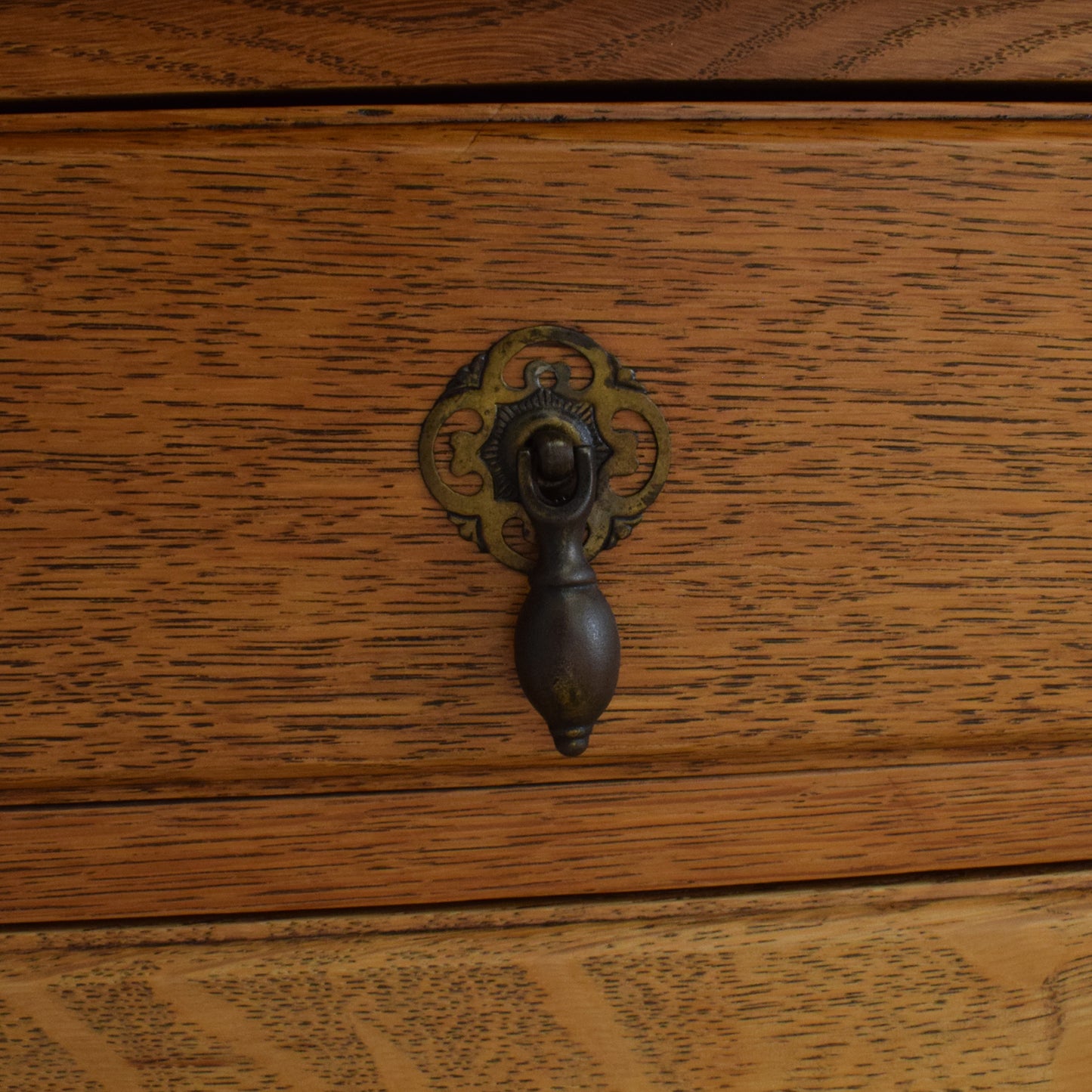 Restored Oak Dressing Table