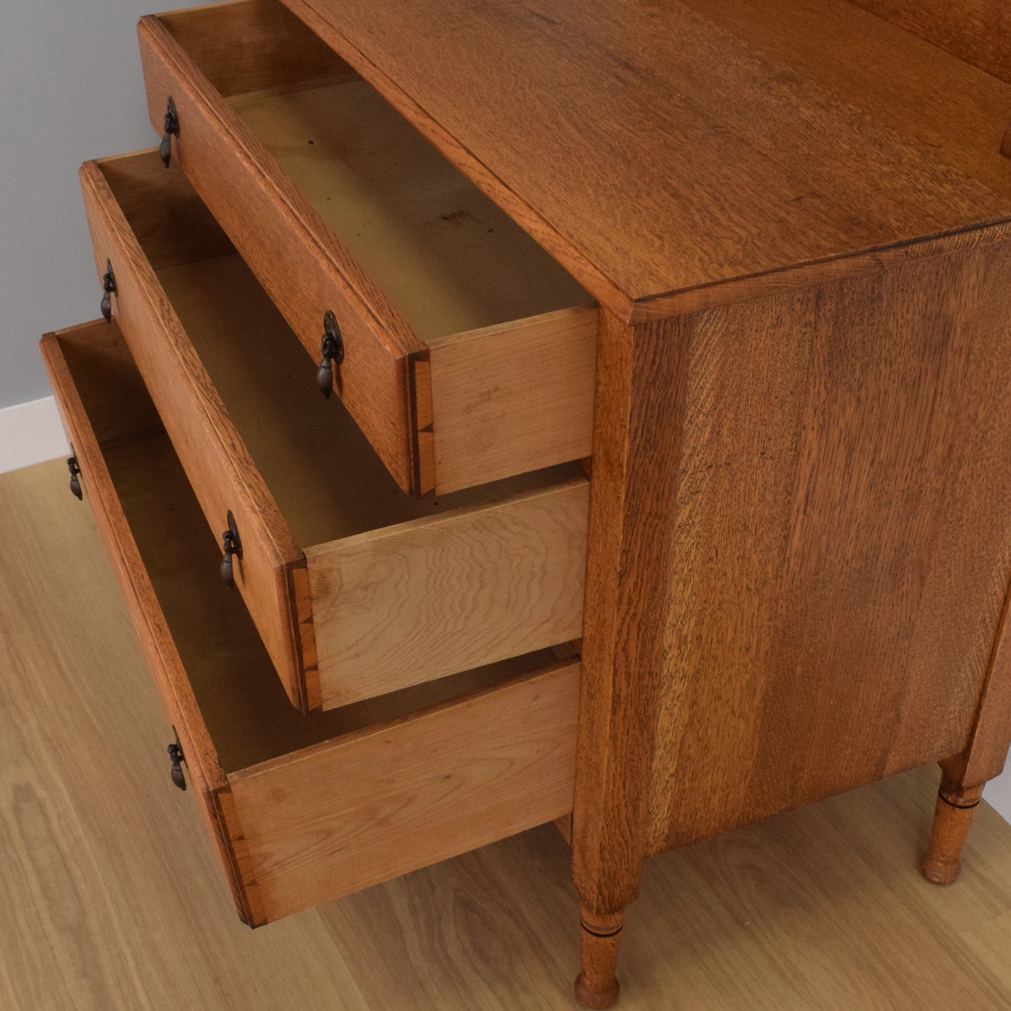 Restored Oak Dressing Table