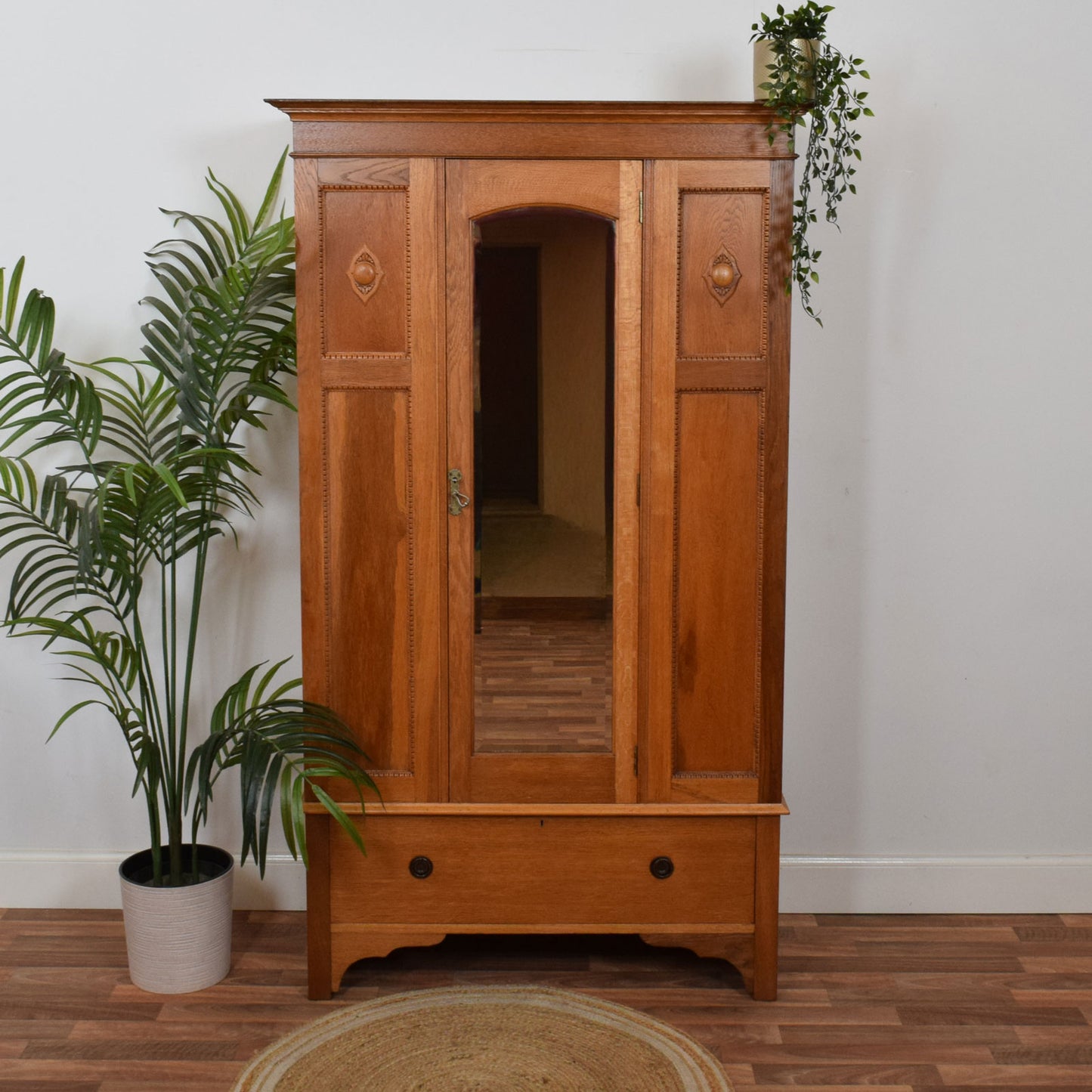 Restored Oak Hallrobe