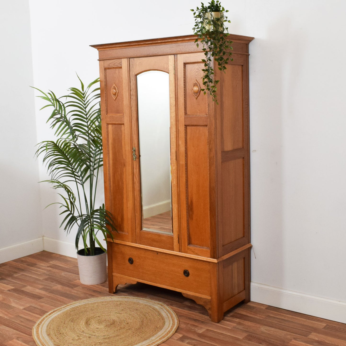 Restored Oak Hallrobe