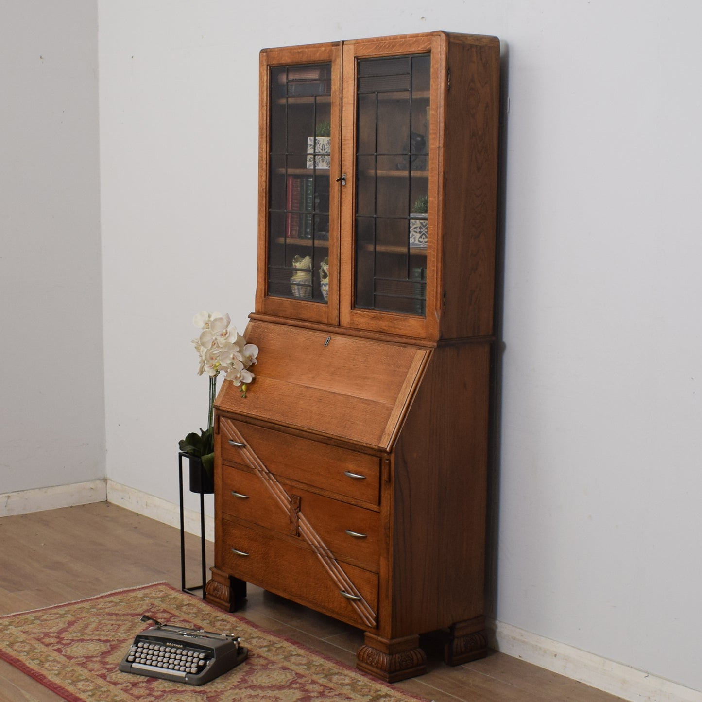 Art Deco Bureau Bookcase