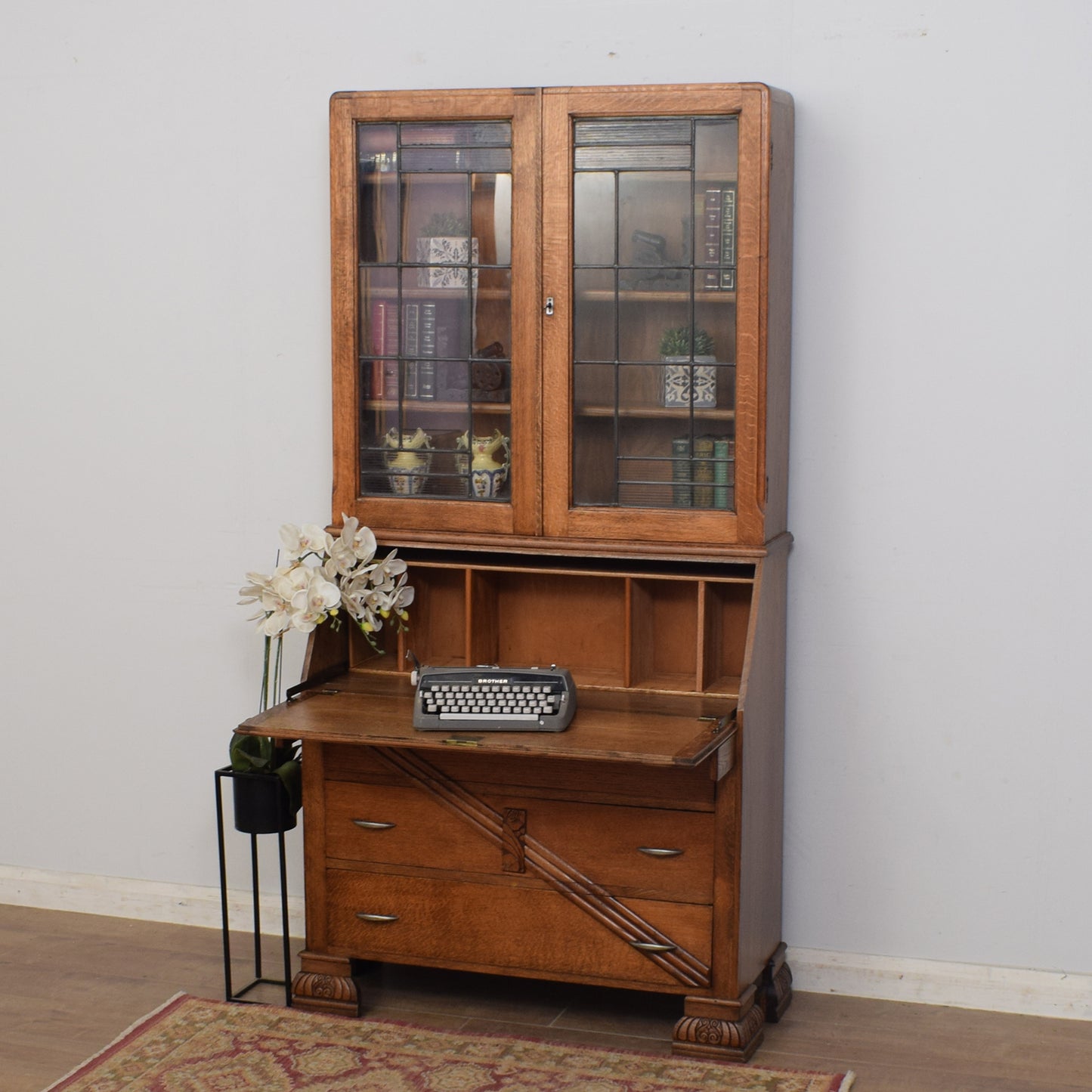 Art Deco Bureau Bookcase