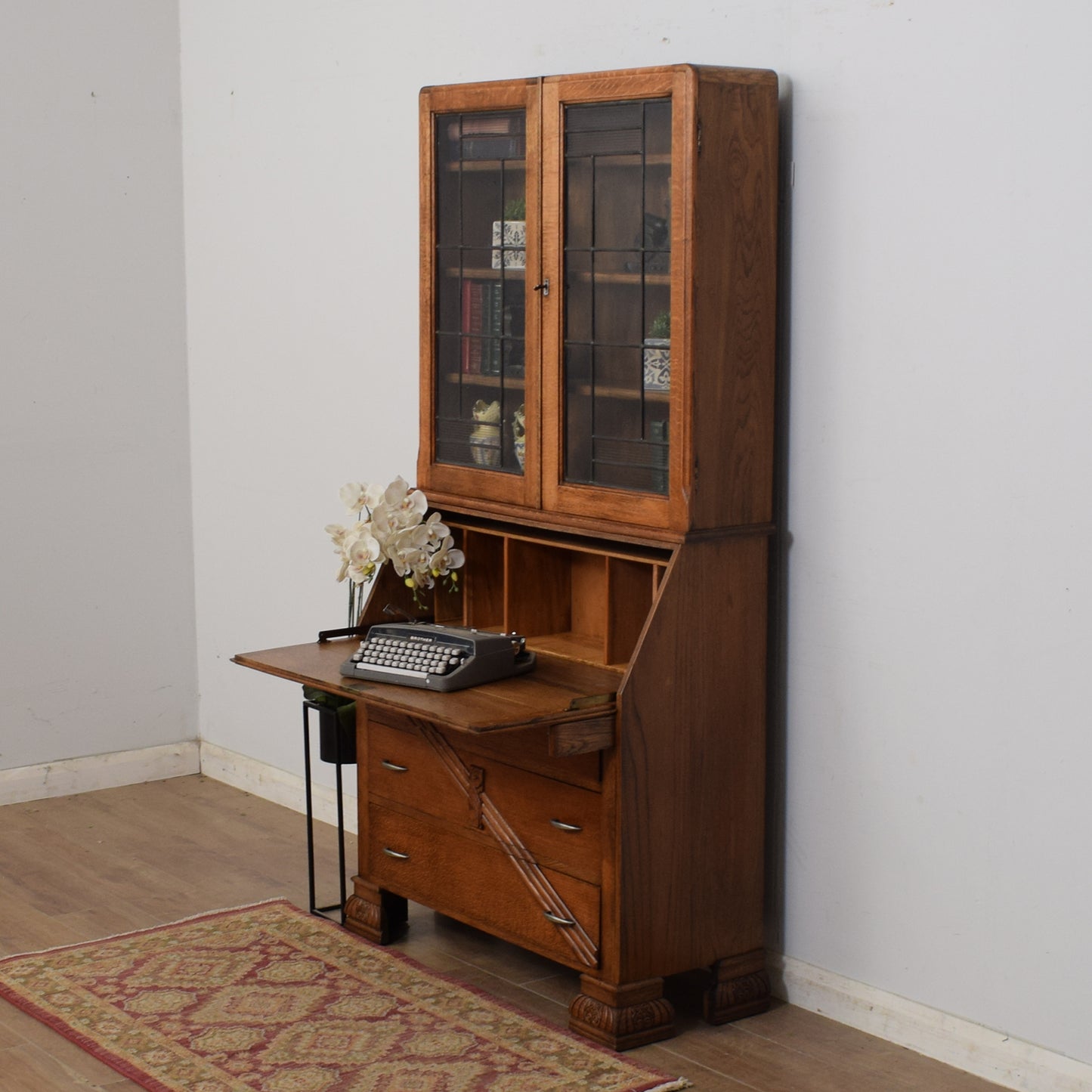 Art Deco Bureau Bookcase