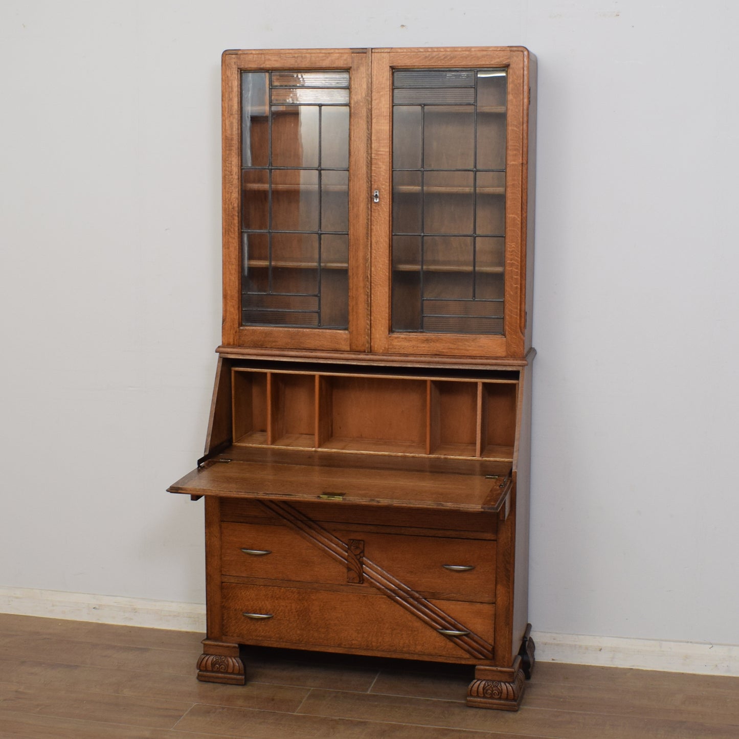 Art Deco Bureau Bookcase