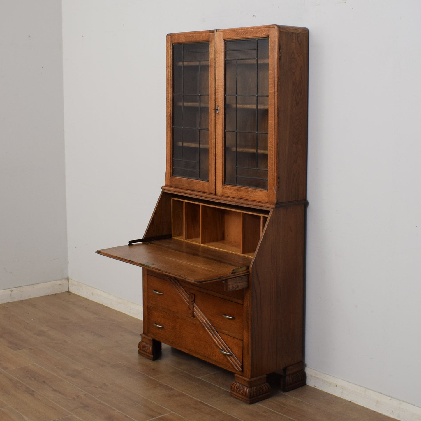 Art Deco Bureau Bookcase