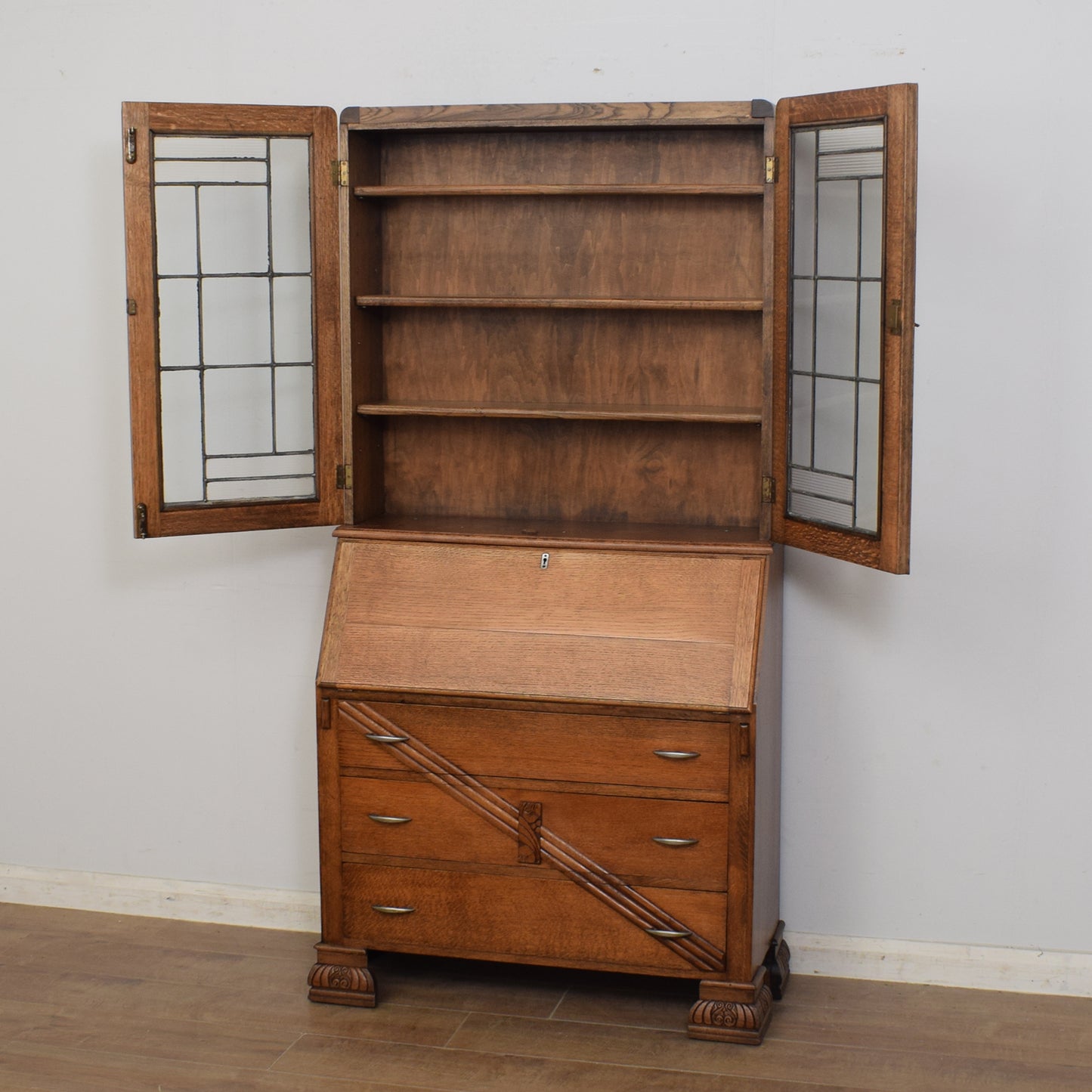 Art Deco Bureau Bookcase
