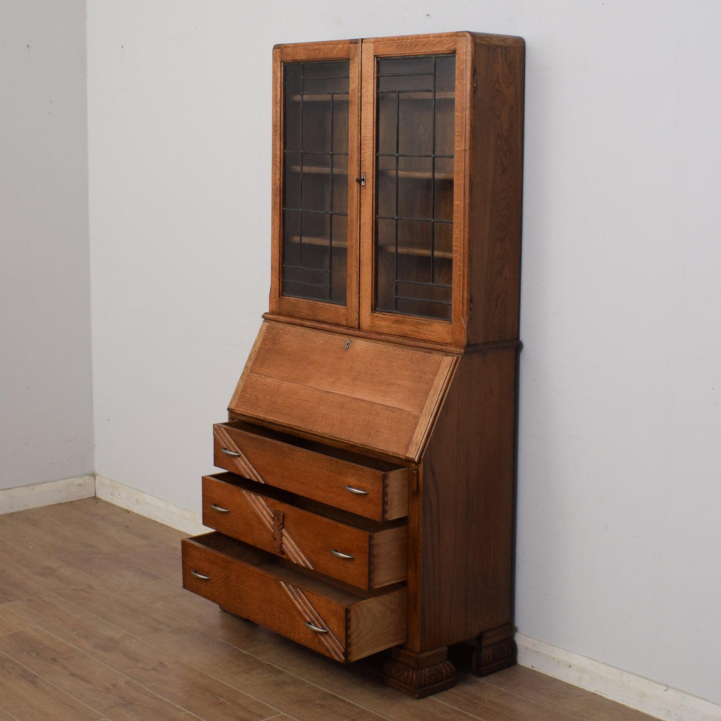 Art Deco Bureau Bookcase