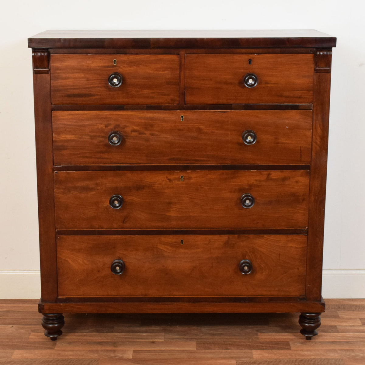 Rustic Mahogany Chest of Drawers