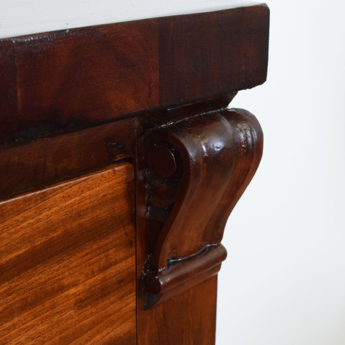 Rustic Mahogany Chest of Drawers