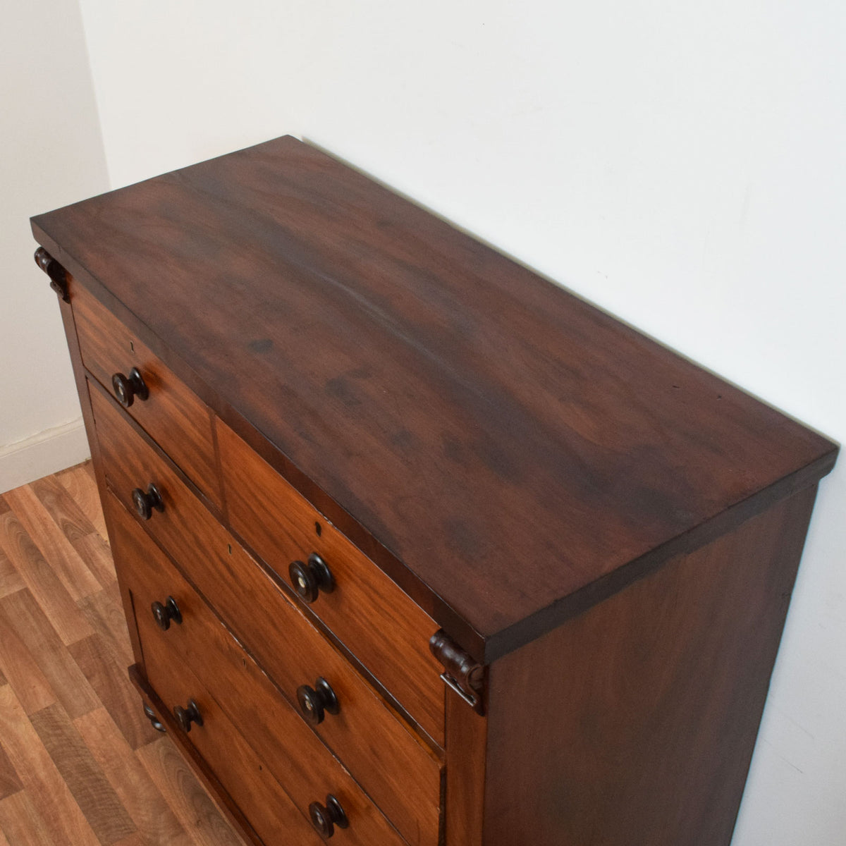 Rustic Mahogany Chest of Drawers
