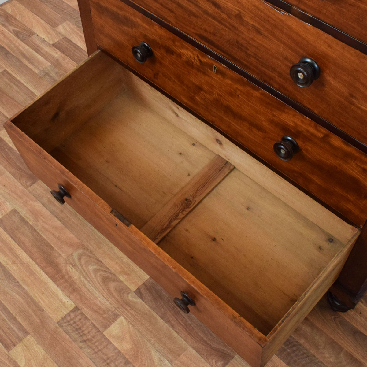 Rustic Mahogany Chest of Drawers