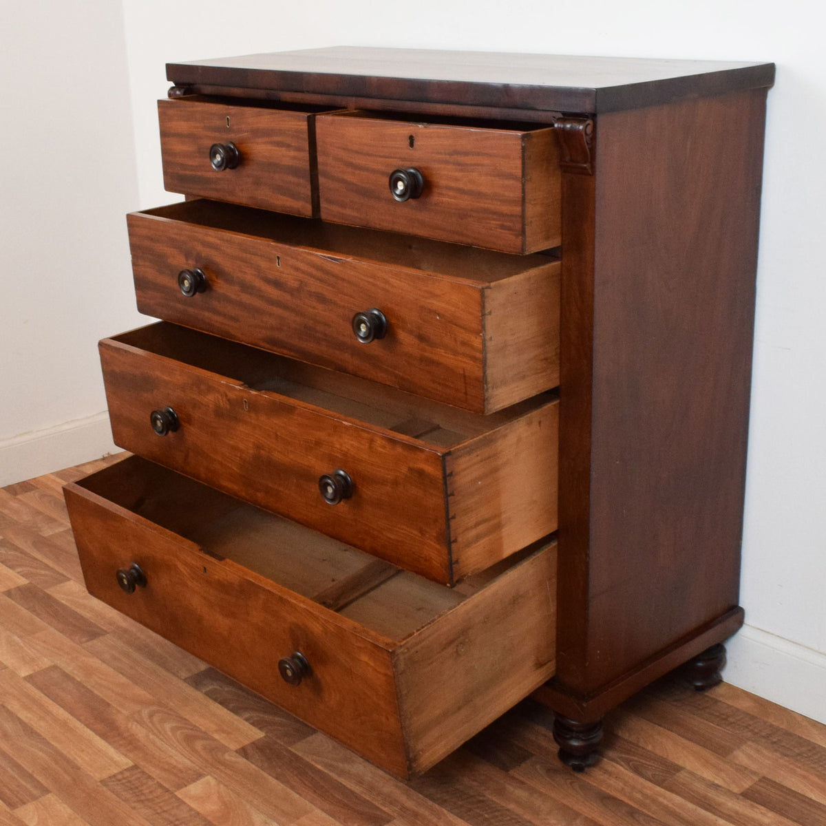 Rustic Mahogany Chest of Drawers
