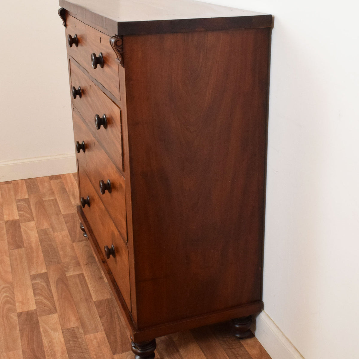 Rustic Mahogany Chest of Drawers