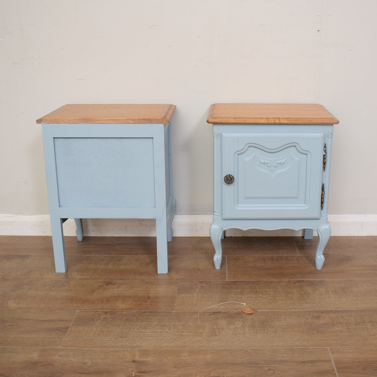 Pair of Painted French Bedsides