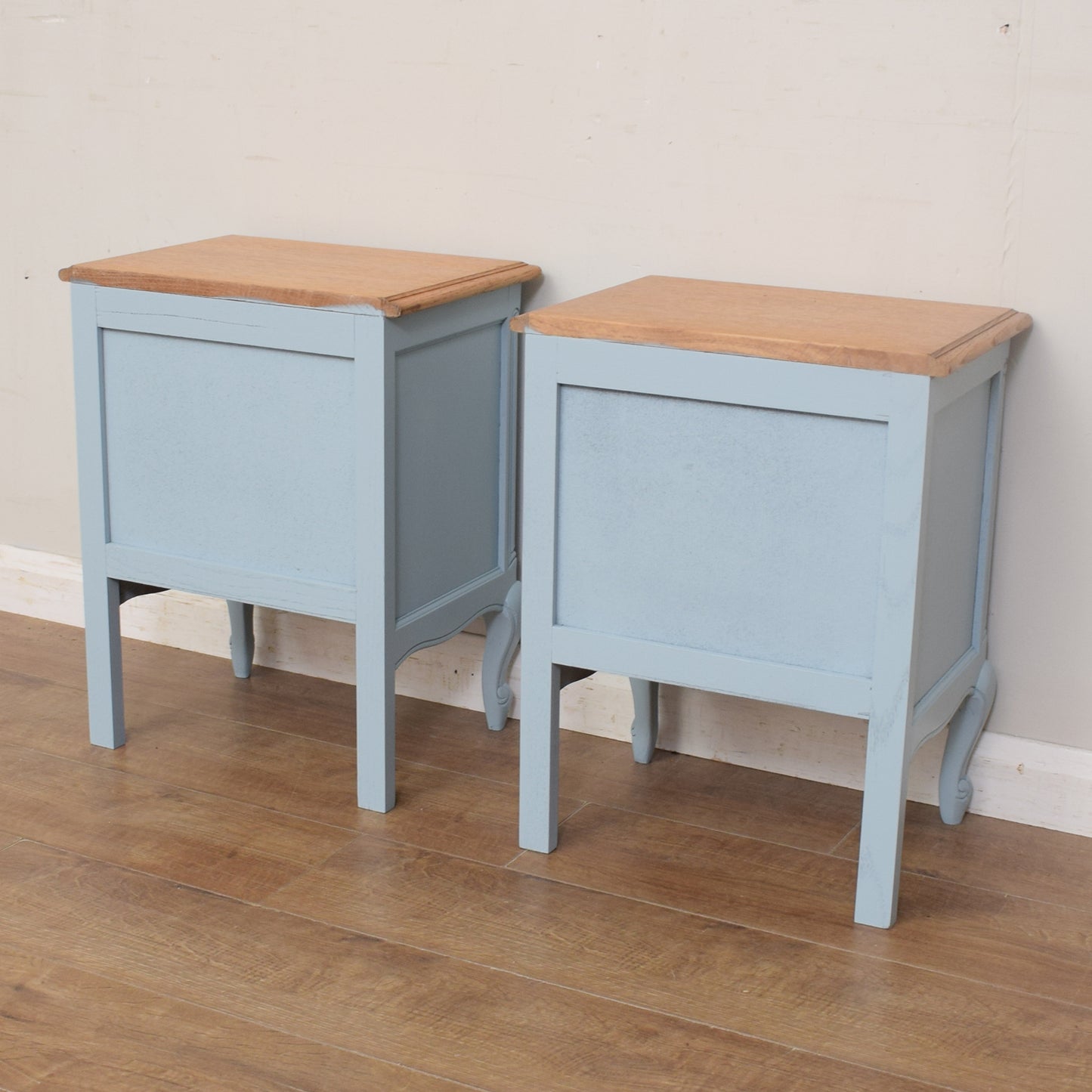 Pair of Painted French Bedsides