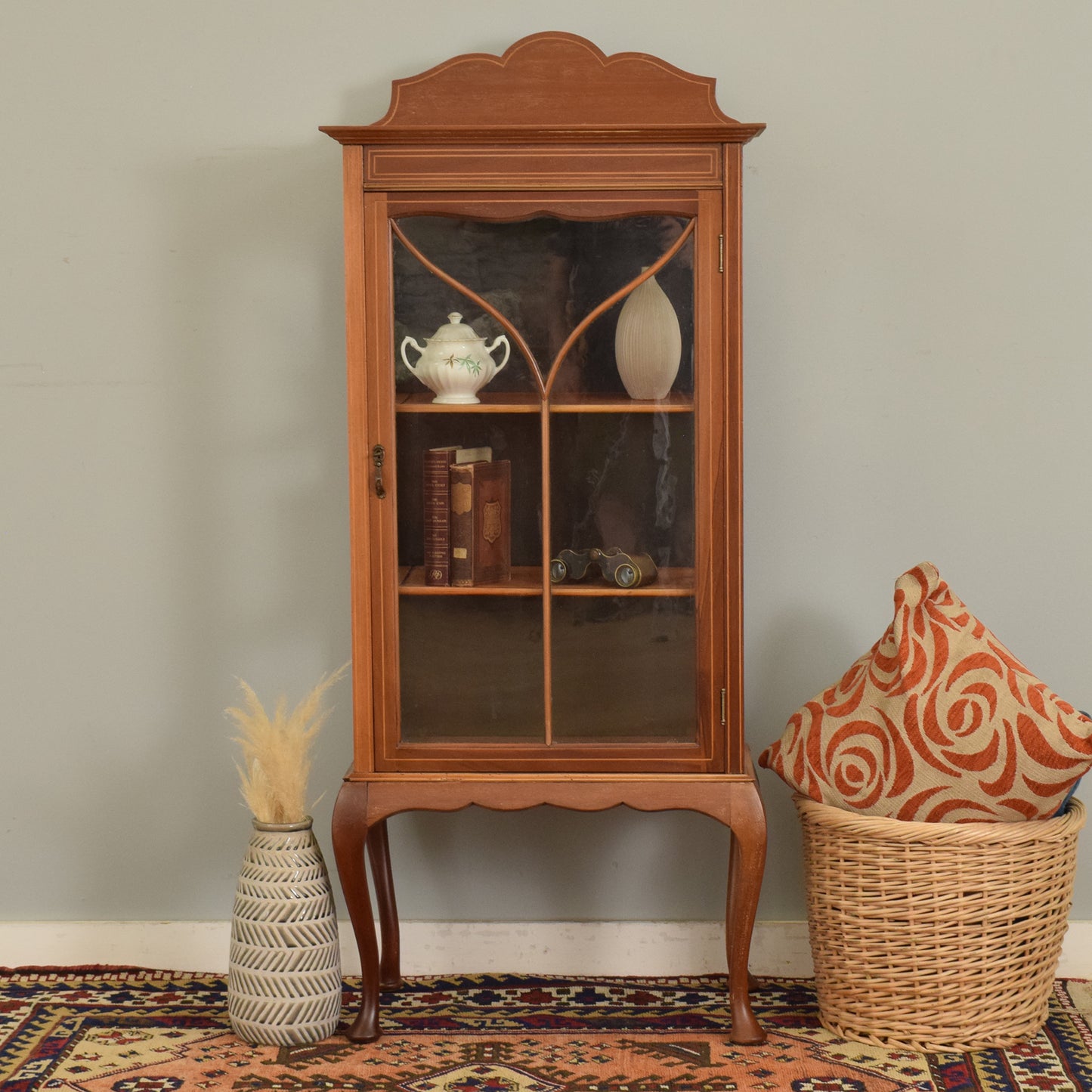 Mahogany Display Cabinet