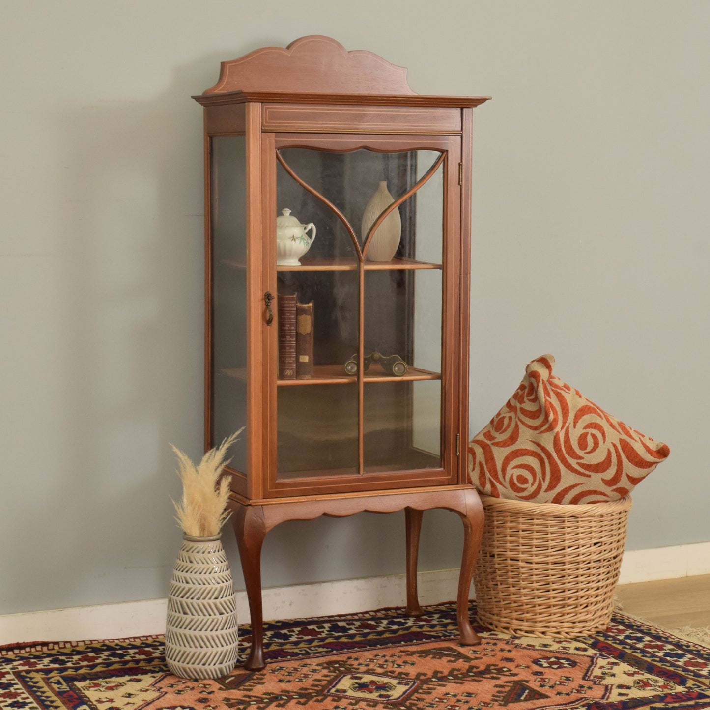 Mahogany Display Cabinet