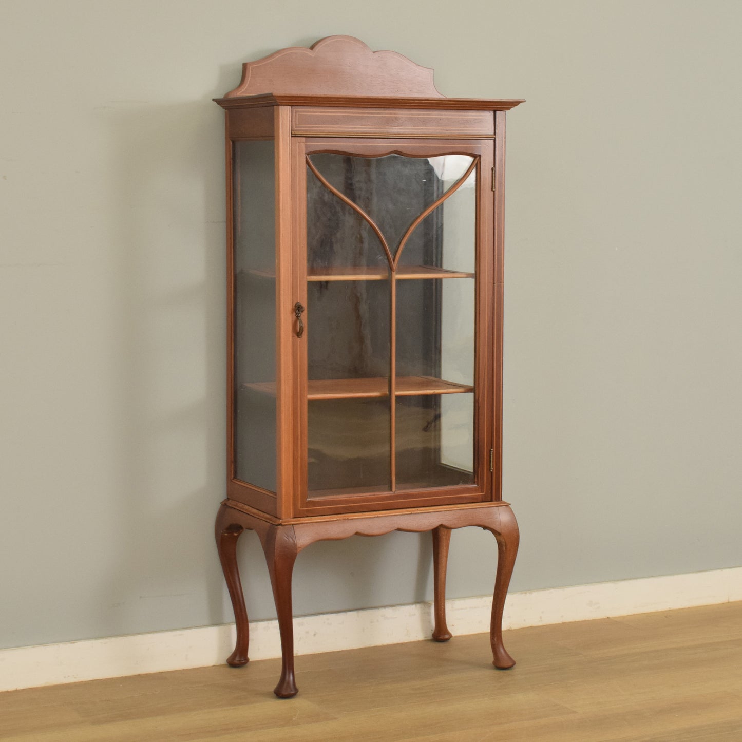Mahogany Display Cabinet
