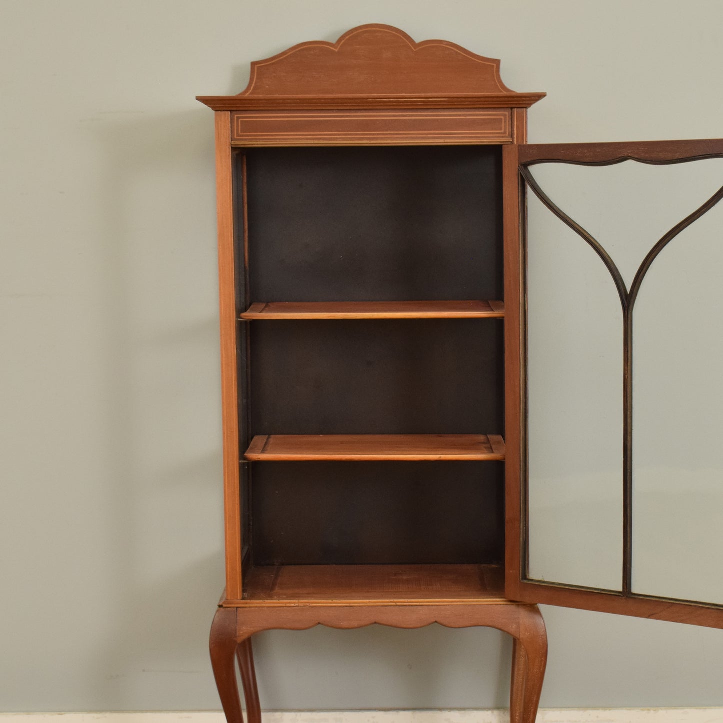 Mahogany Display Cabinet
