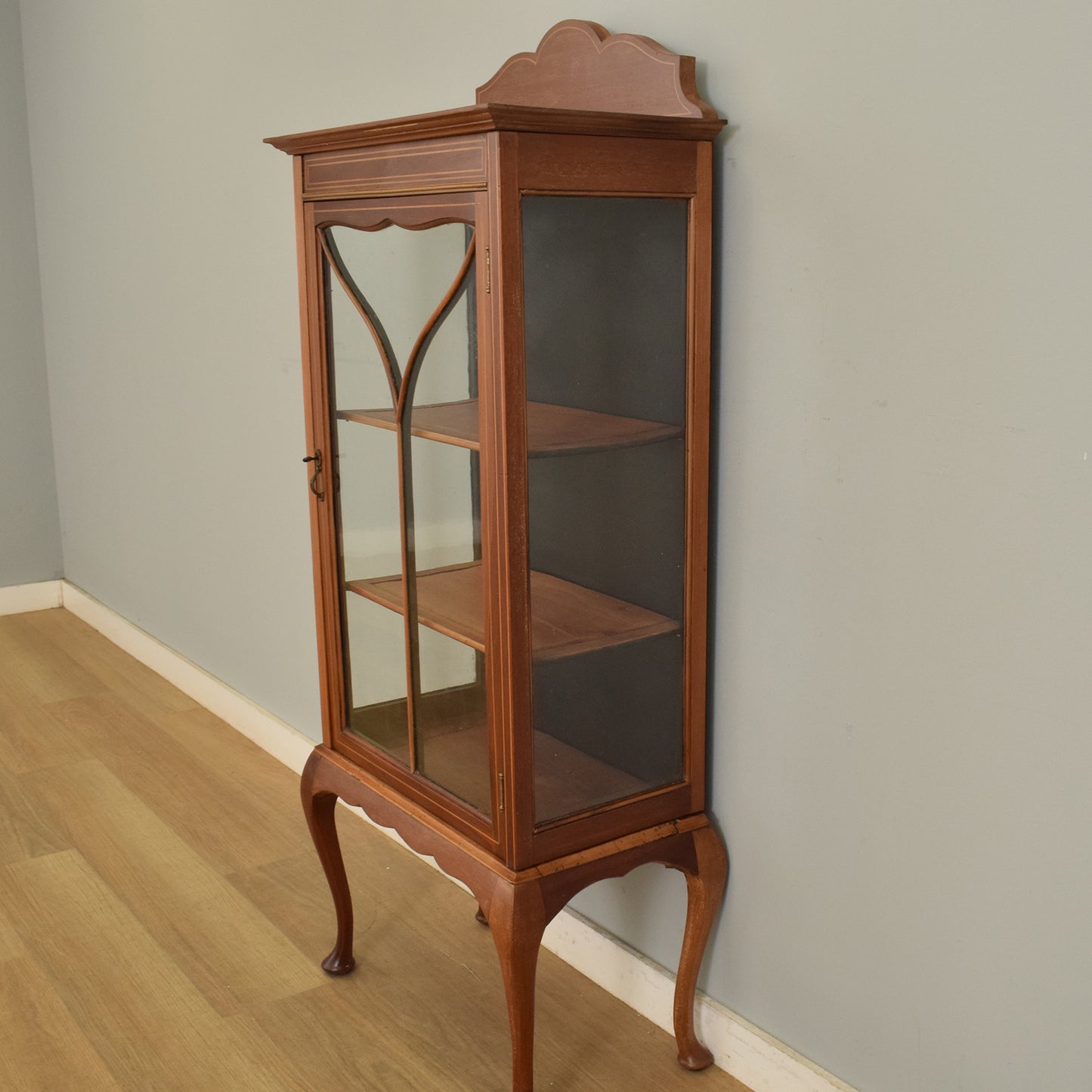 Mahogany Display Cabinet