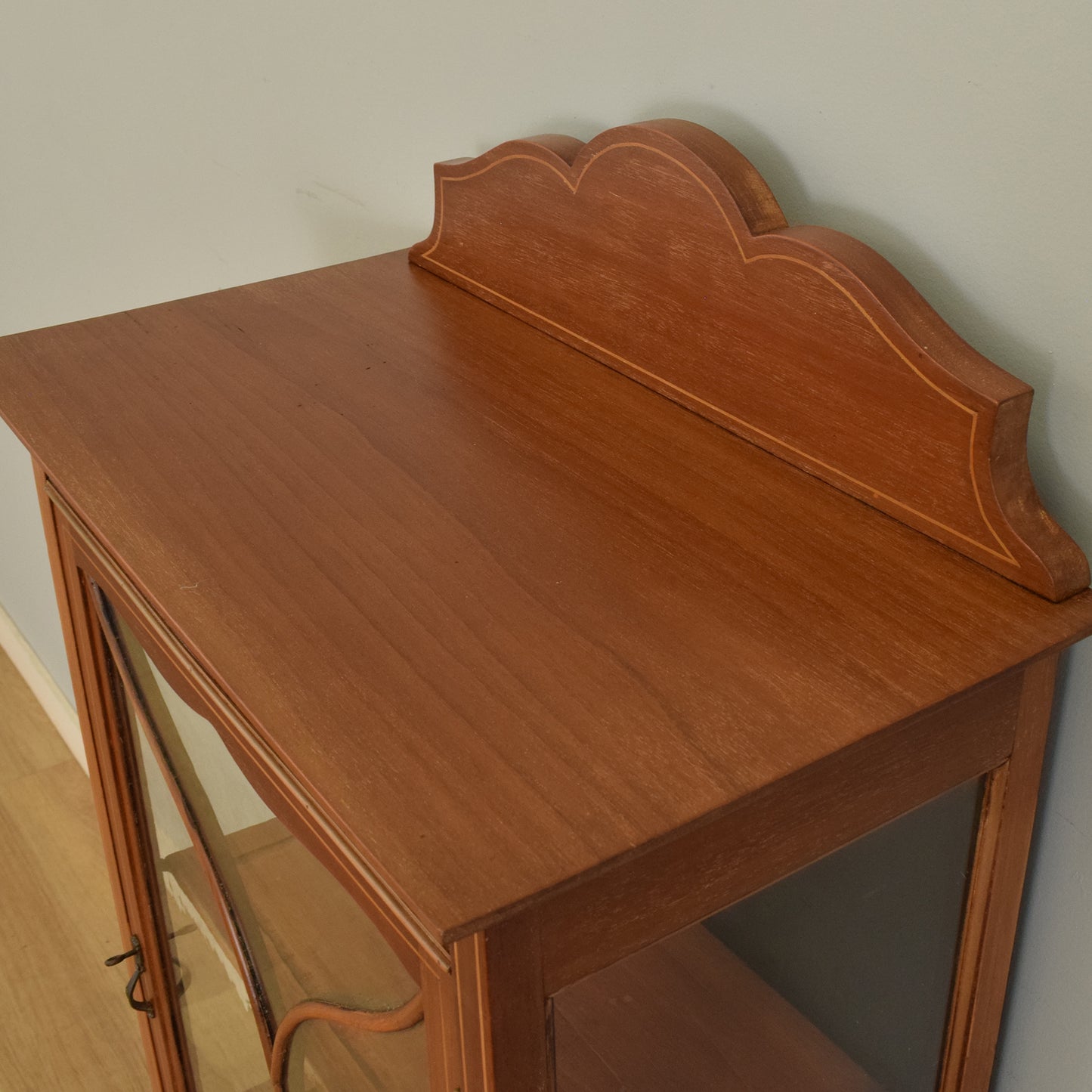 Mahogany Display Cabinet