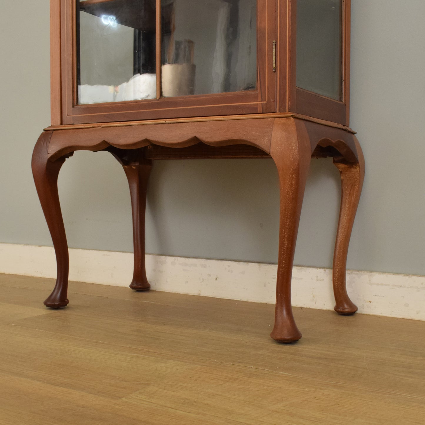 Mahogany Display Cabinet