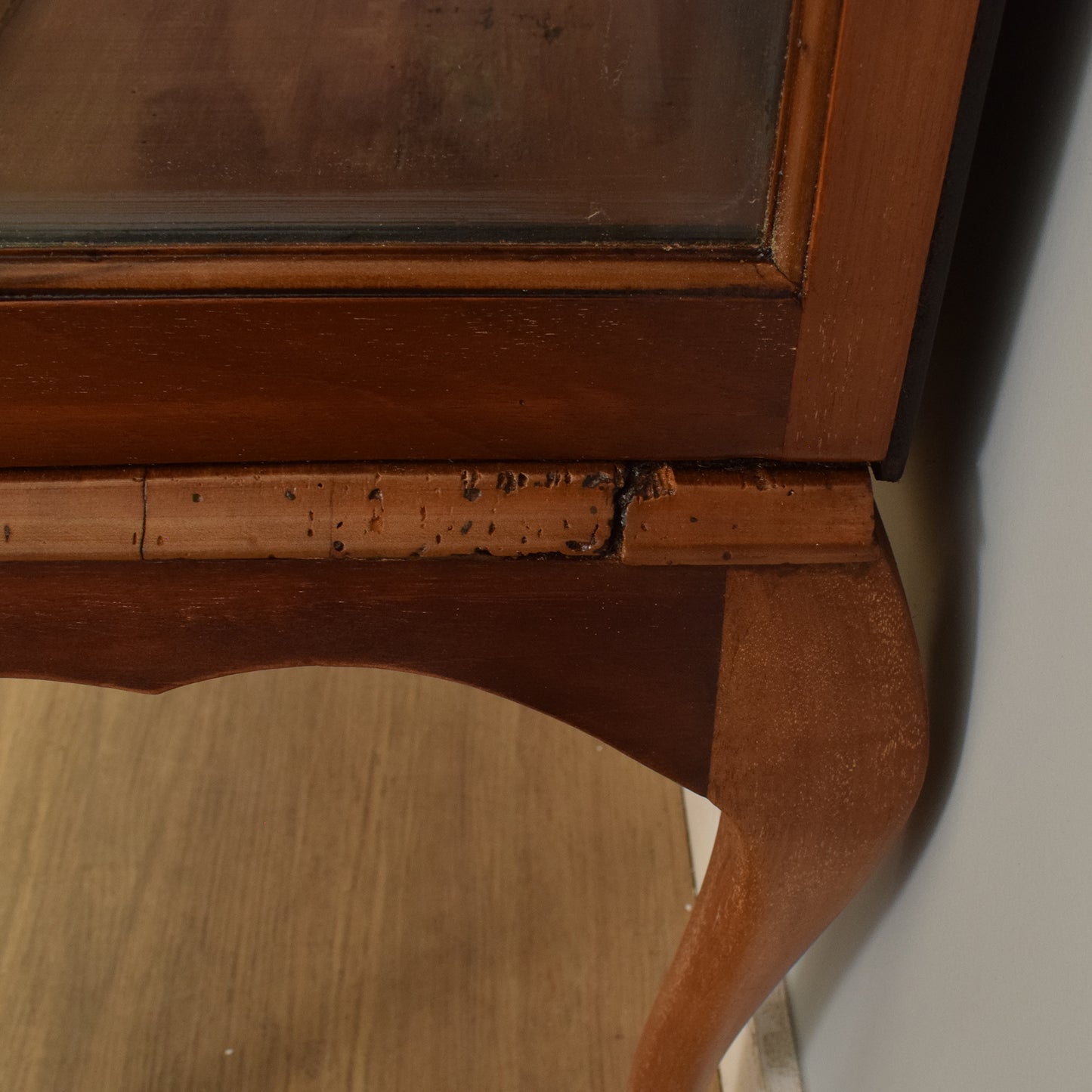 Mahogany Display Cabinet