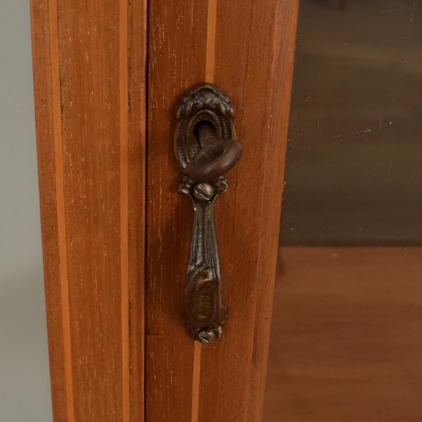 Mahogany Display Cabinet