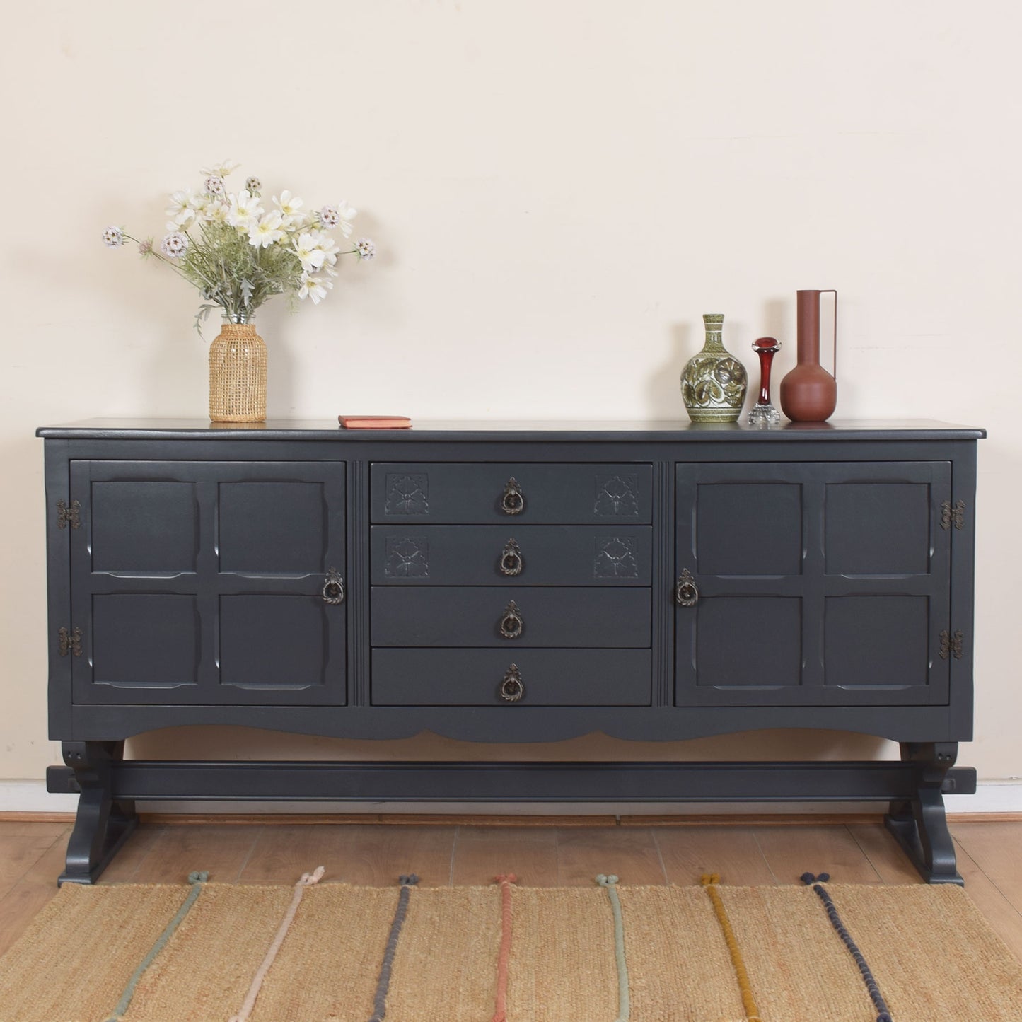 Painted Farmhouse Sideboard.