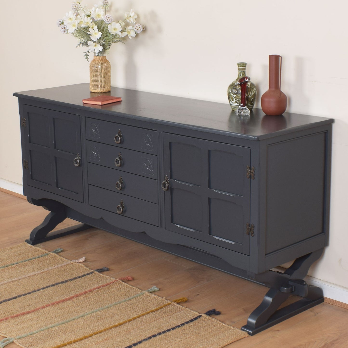Painted Farmhouse Sideboard.