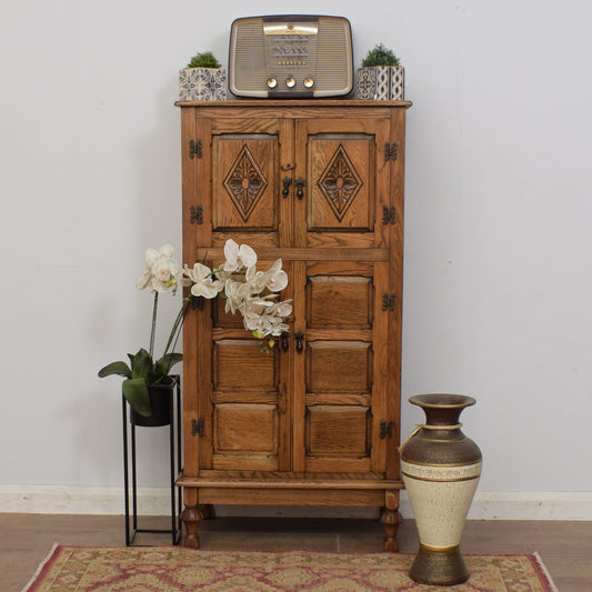 Oak Drinks Cabinet