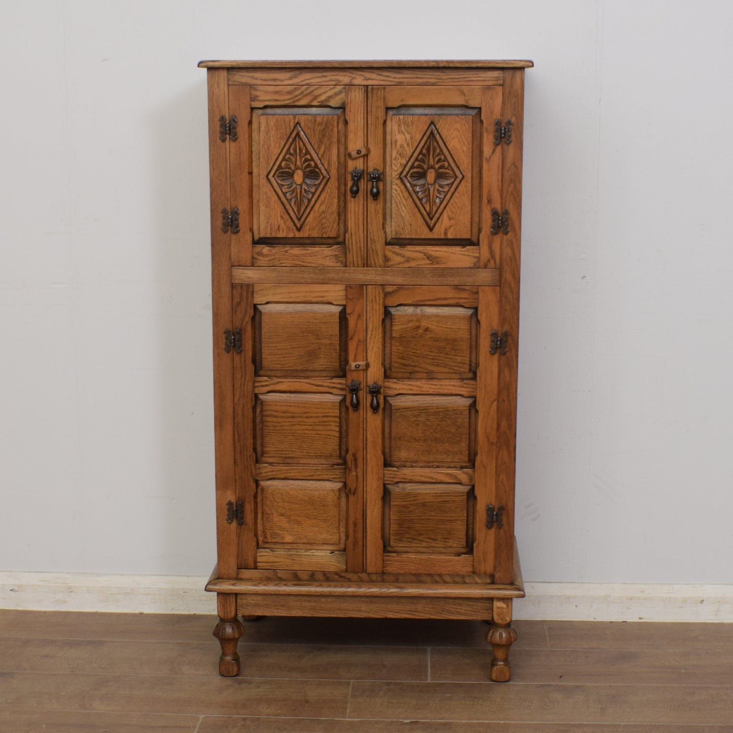 Oak Drinks Cabinet