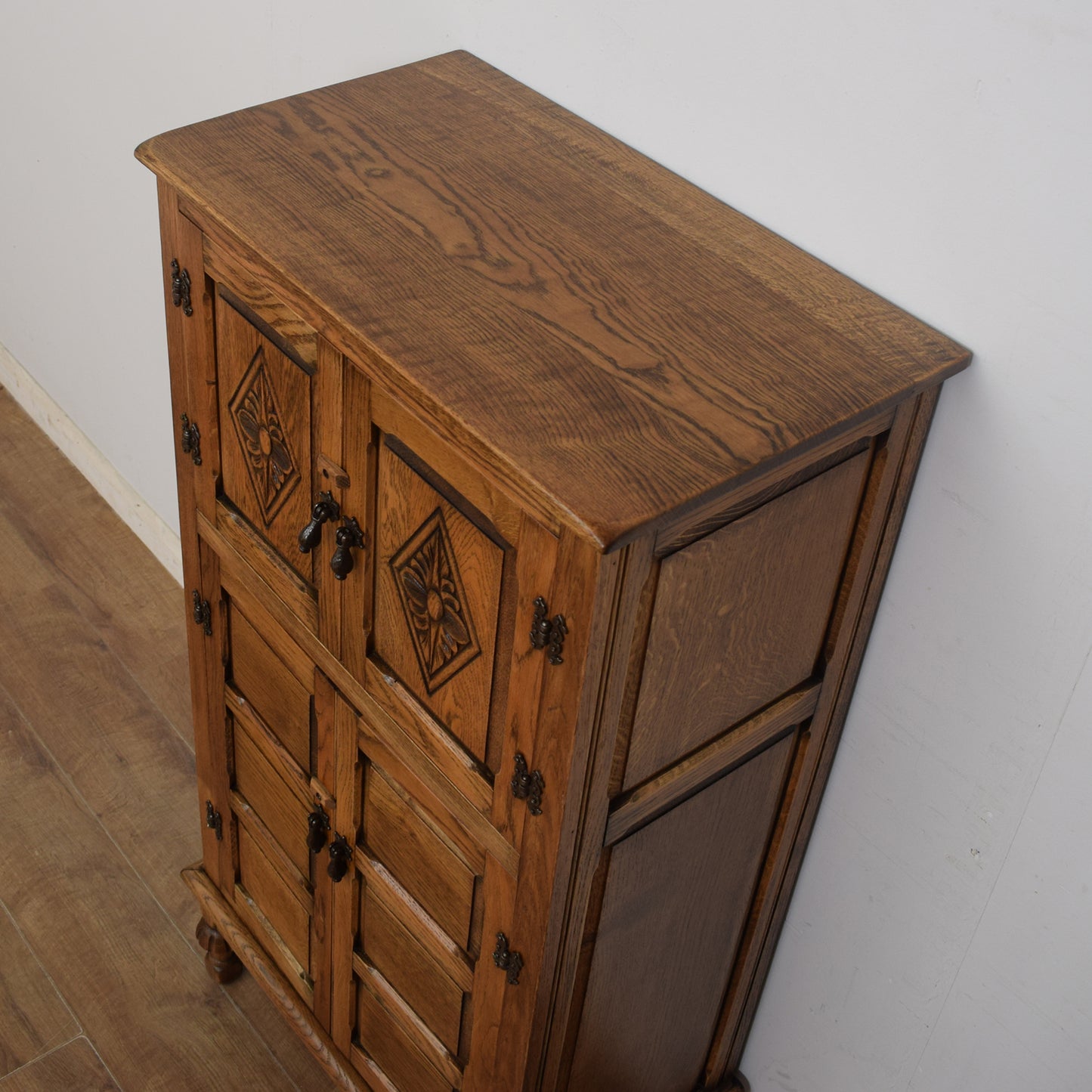 Oak Drinks Cabinet