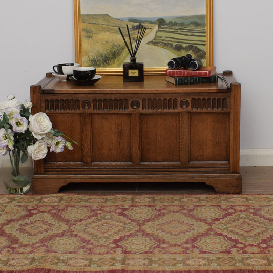 Restored Oak Blanket Box