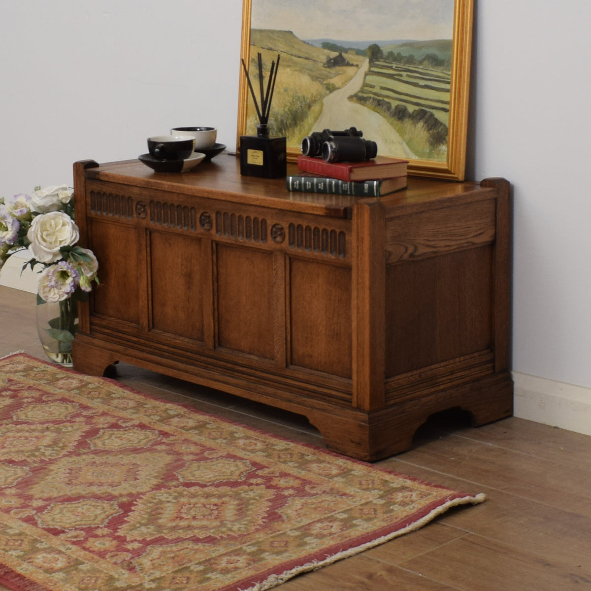 Restored Oak Blanket Box