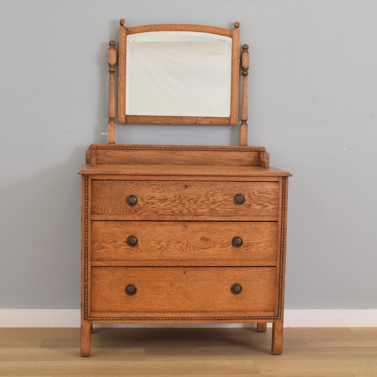 Renewed Oak Dressing Chest