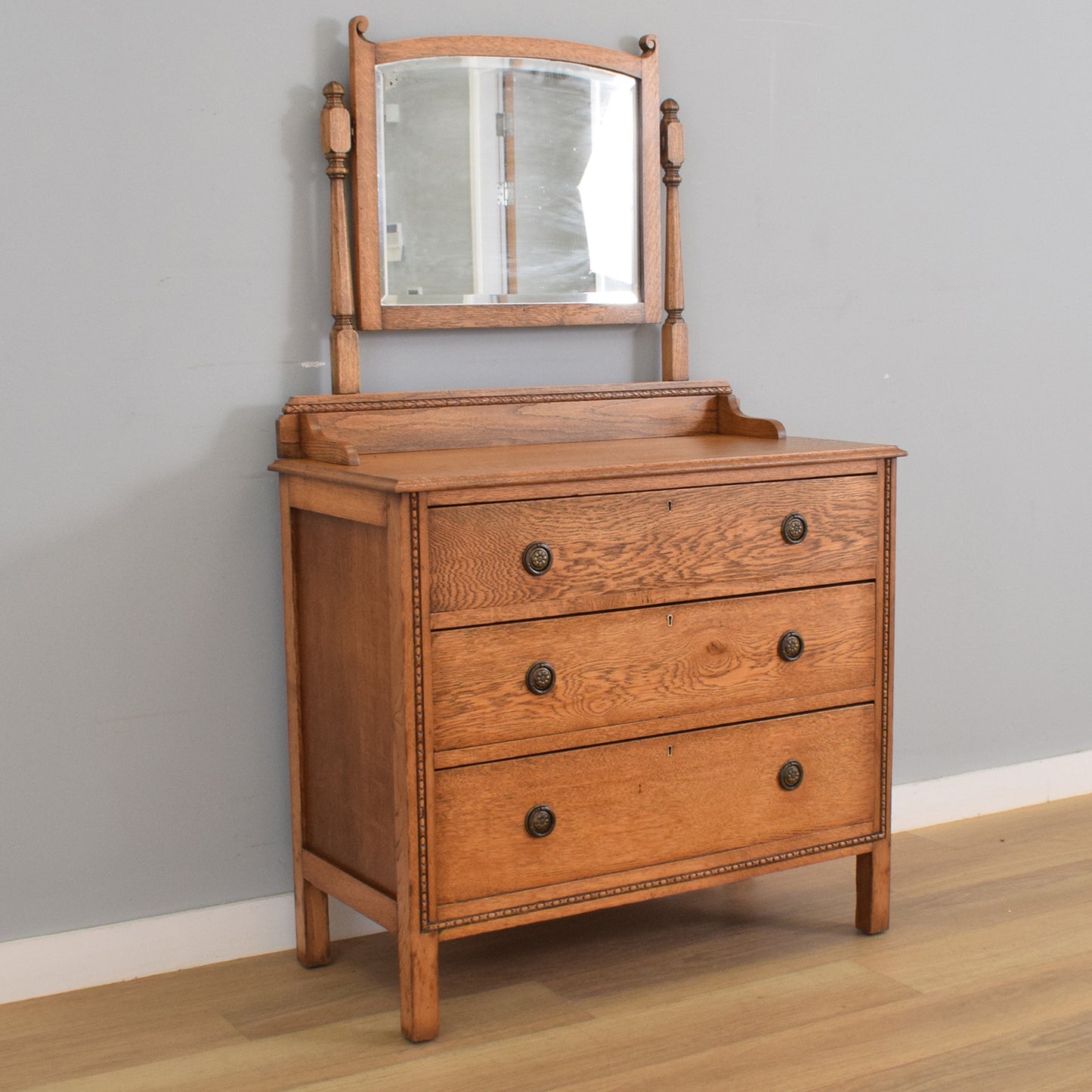 Renewed Oak Dressing Chest