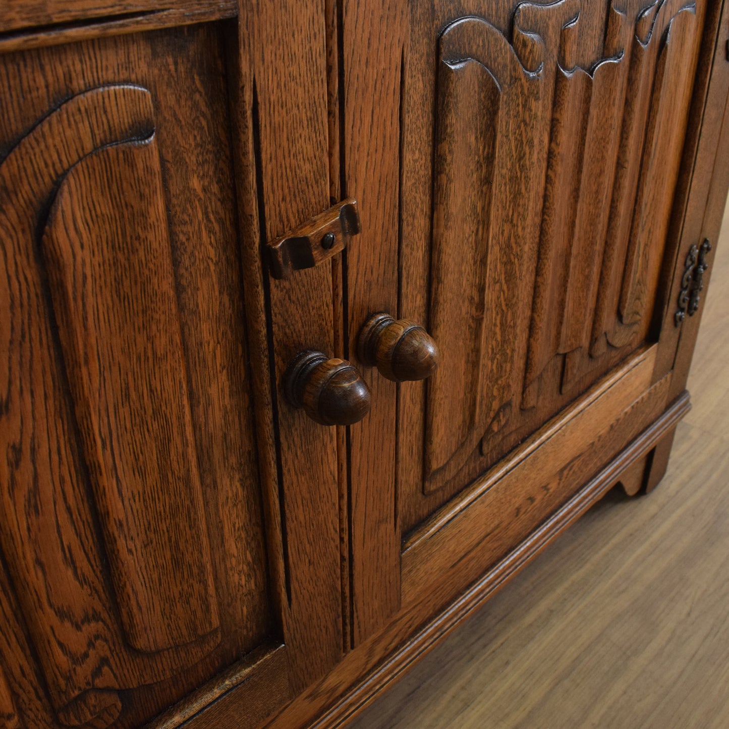 Oak Glazed Bookcase