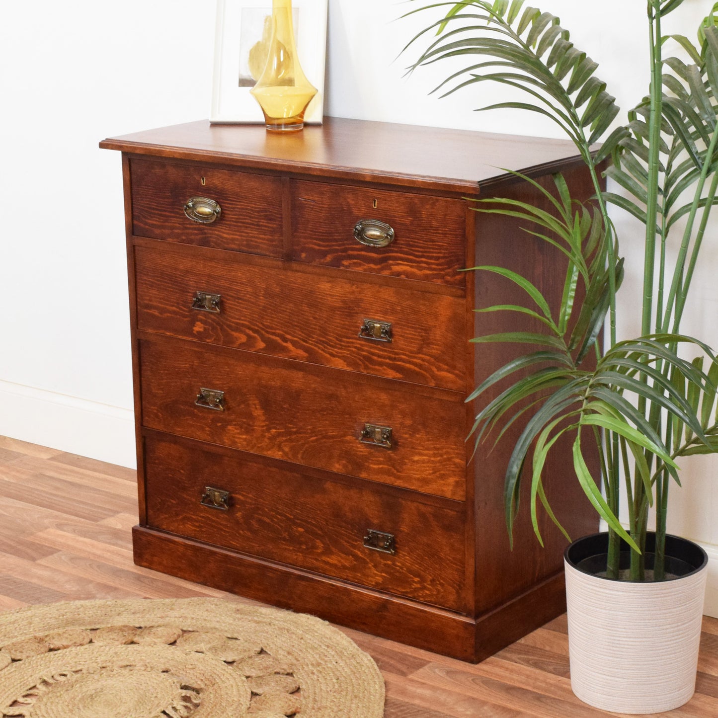 Rustic Pine Chest of Drawers