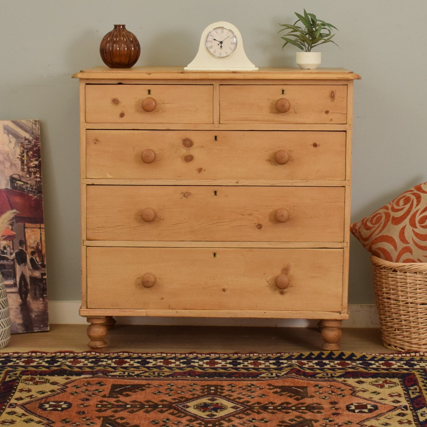Waxed Pine Chest