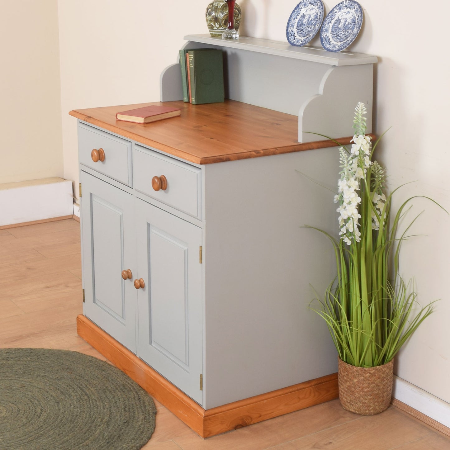 Large Painted Pine Sideboard