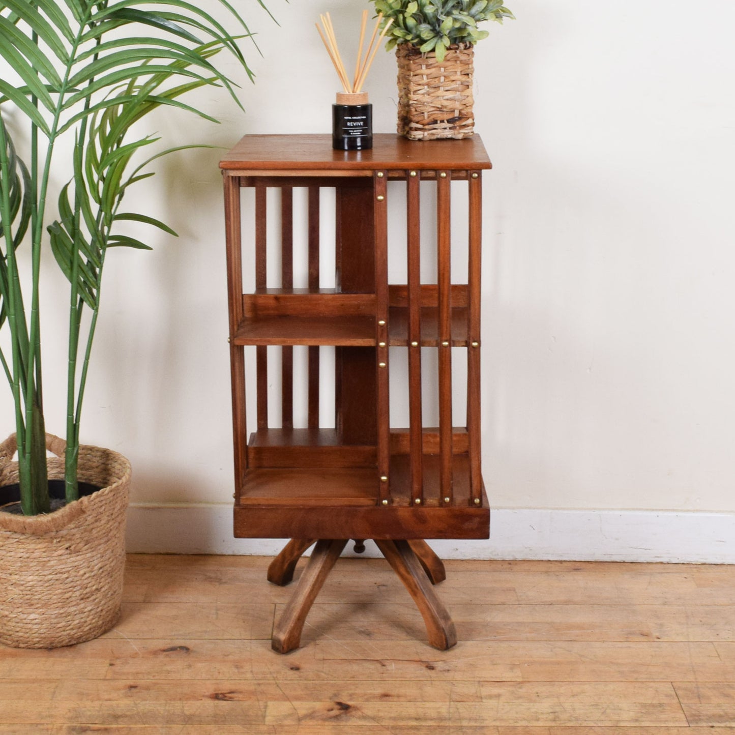 Mahogany Revolving Bookcase