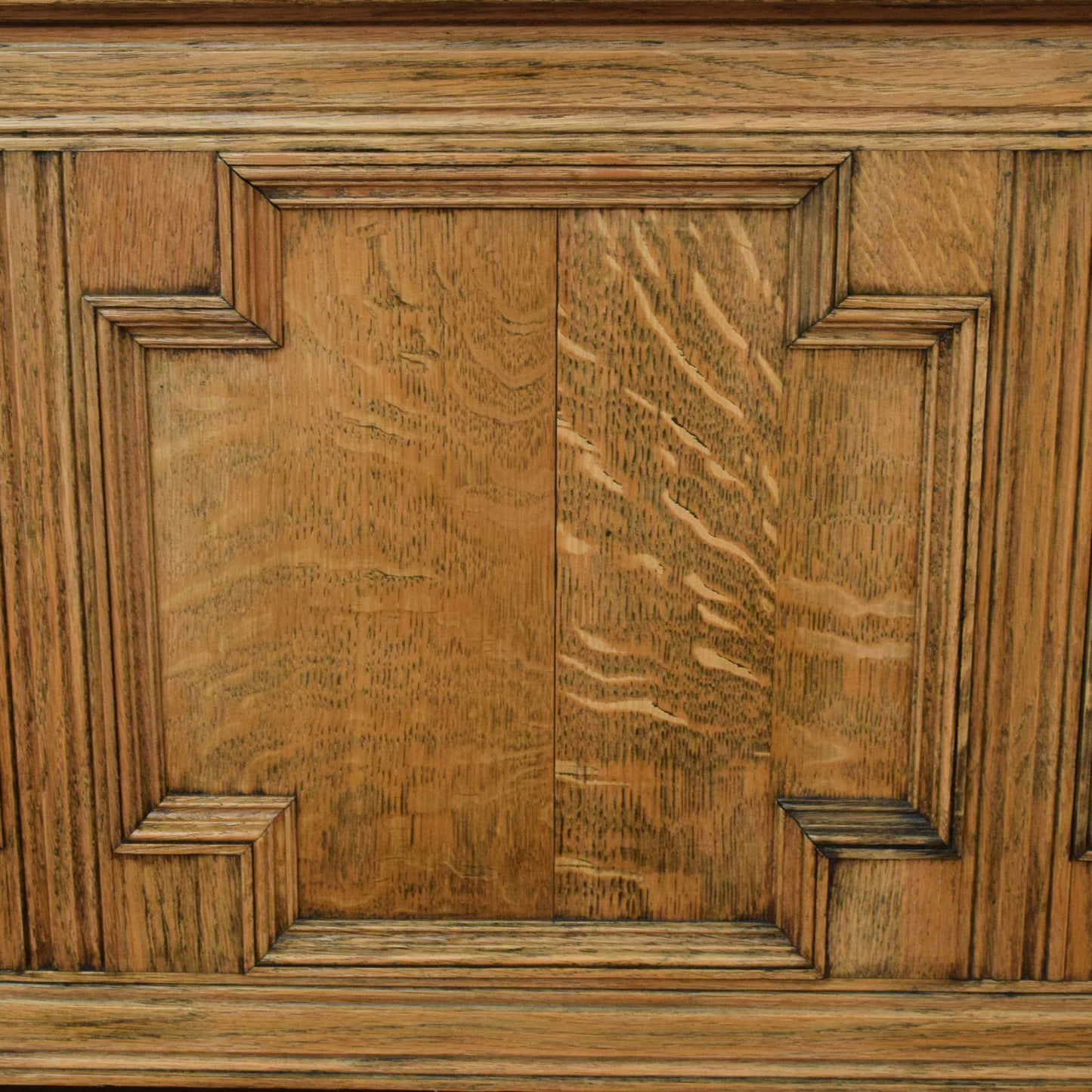 Carved Oak Blanket Box