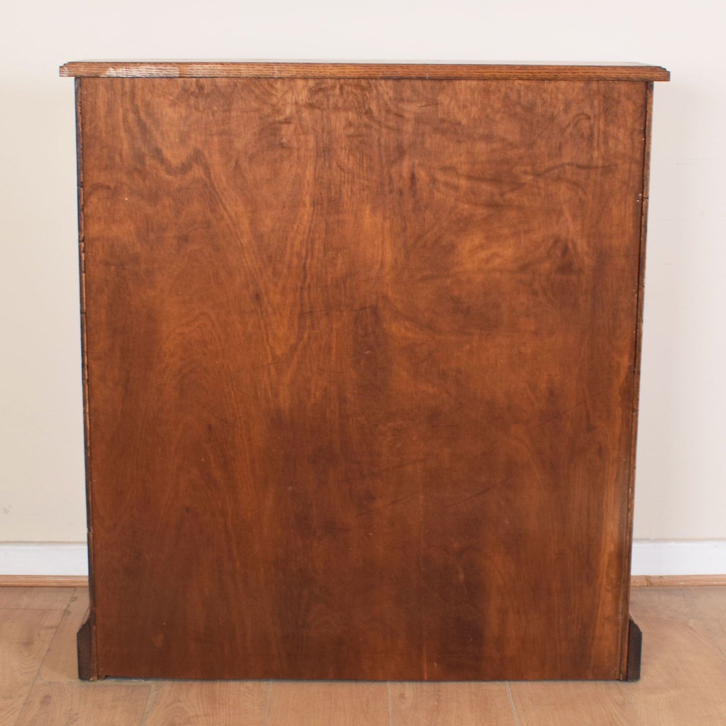 Ornately Carved Oak Greenman Bureau