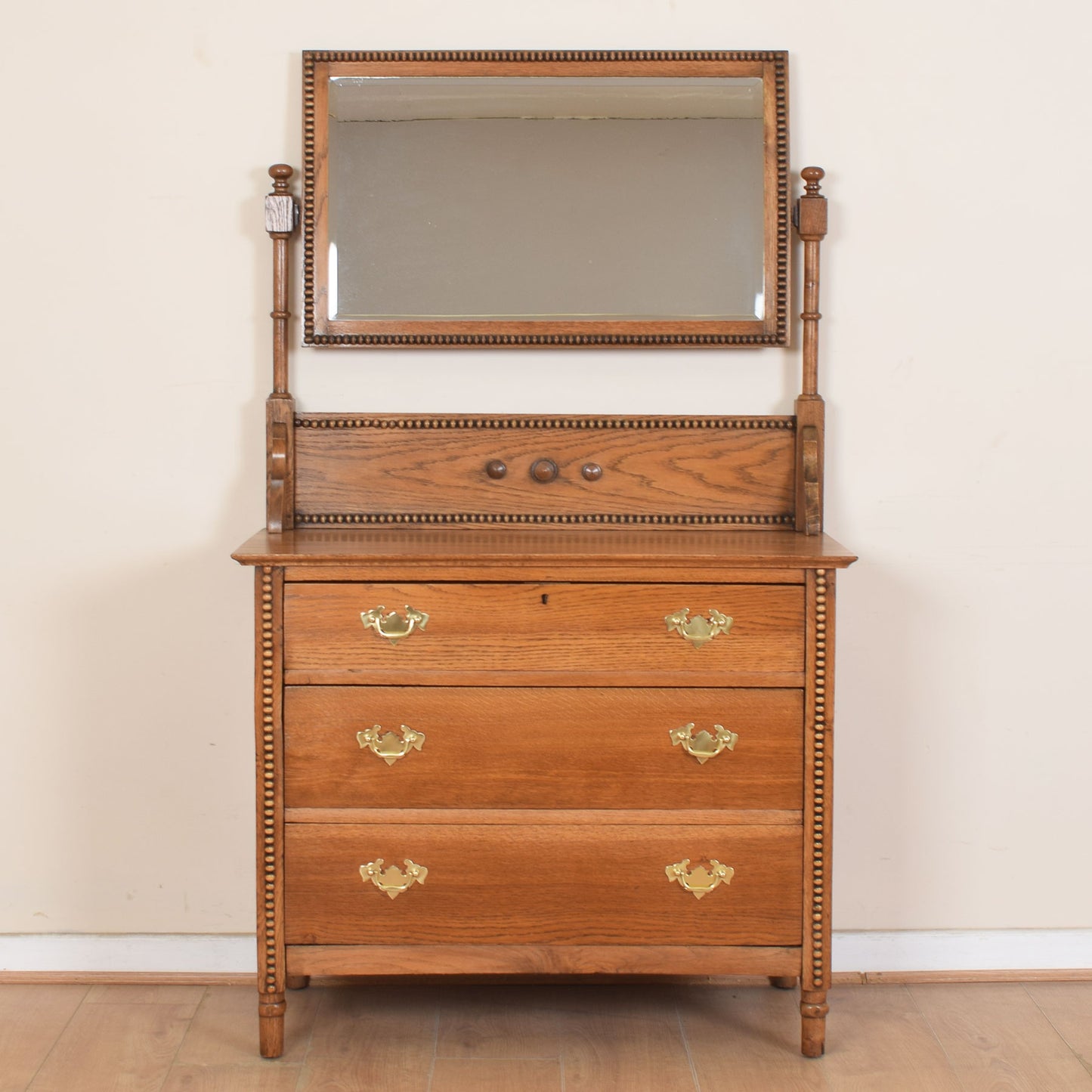 Solid Oak Dressing Table