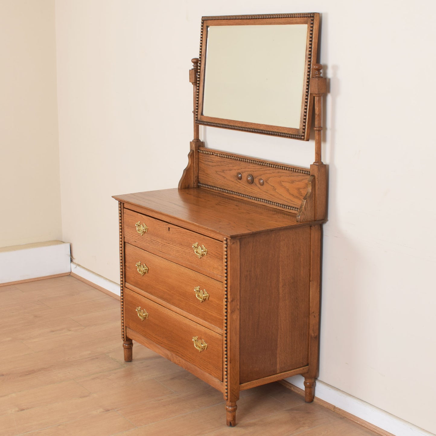 Solid Oak Dressing Table