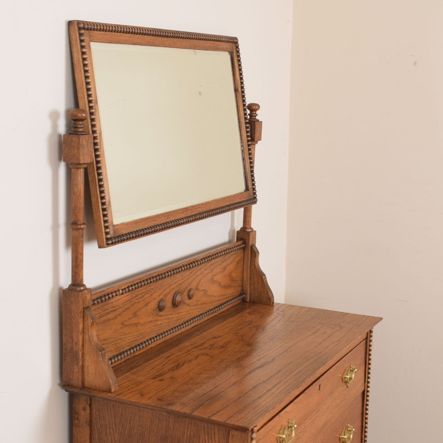Solid Oak Dressing Table