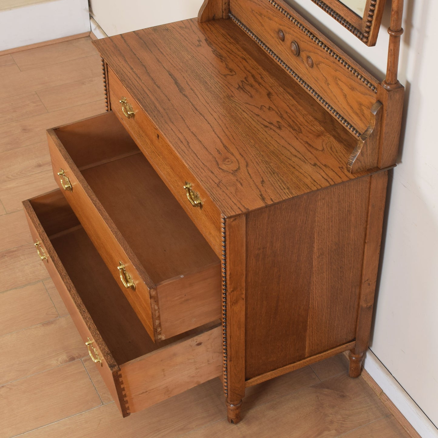 Solid Oak Dressing Table