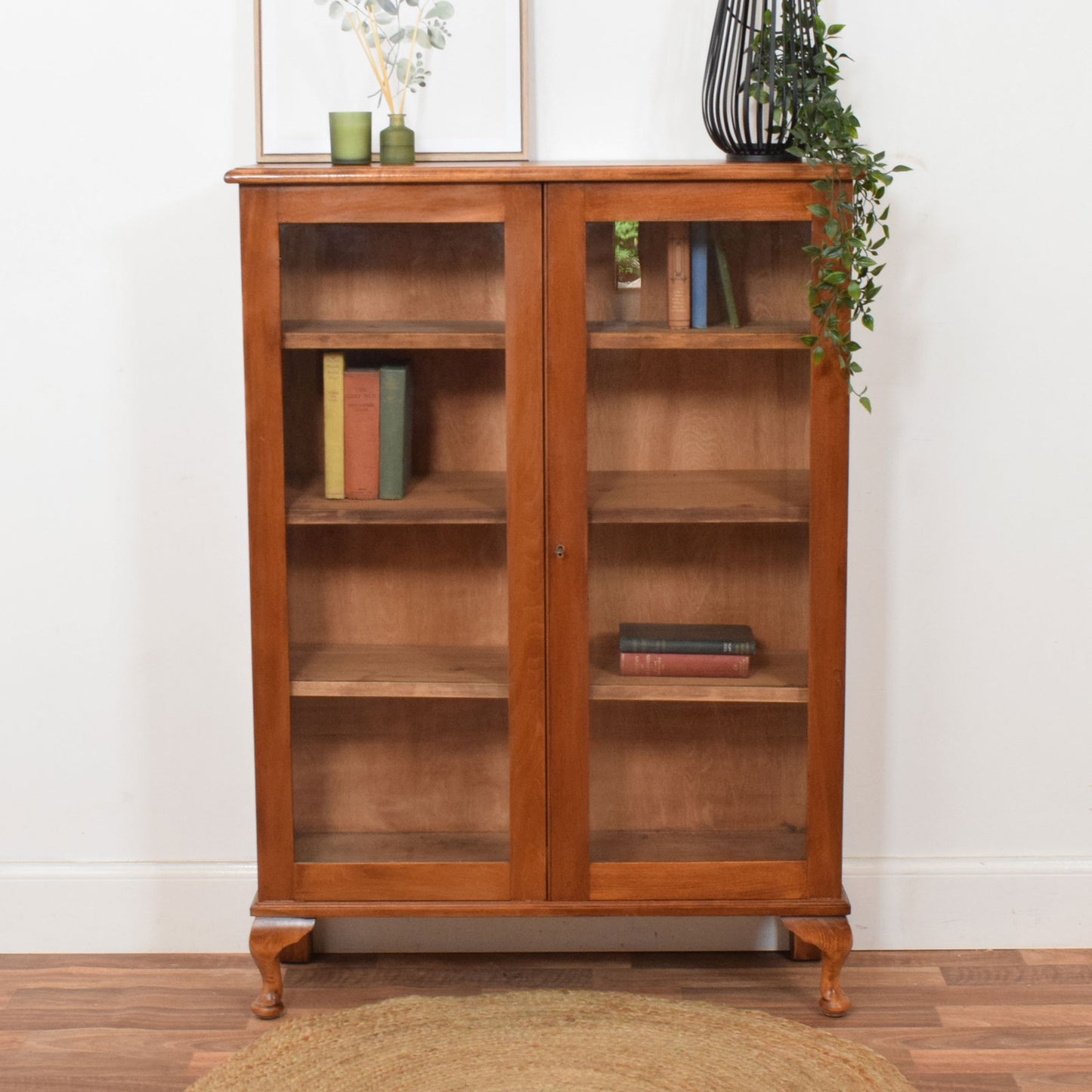 Glazed Mahogany Bookcase